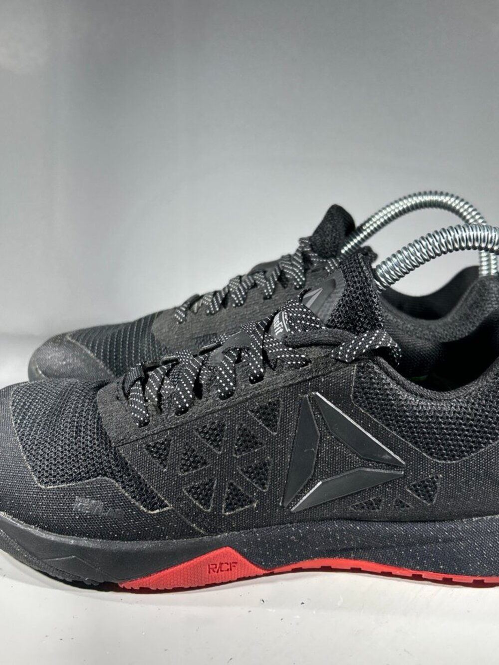 Reebok Crossfit Nano 6 Kevlar Shoes Womens Size 7 Black Gym Sneakers USED TWICE